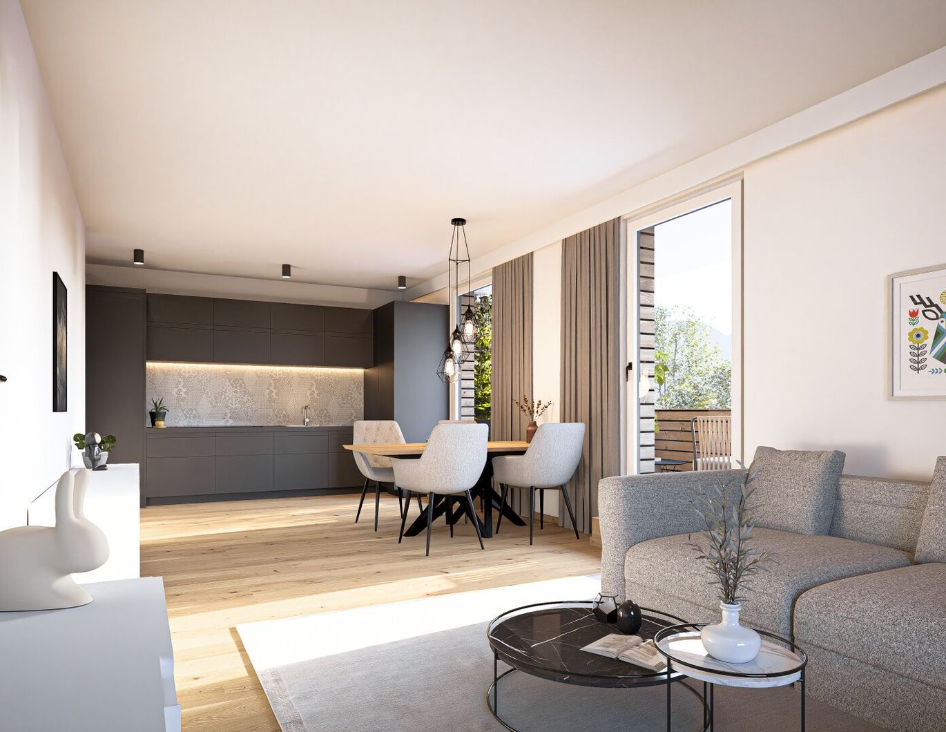 Penthouse mit Panorama - 2 Zimmer & 35 m² Sonnenterrasse in Wörgl