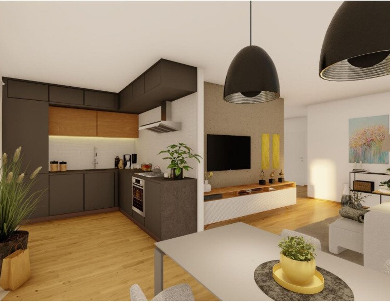 Mietwohnung mit großem Garten!