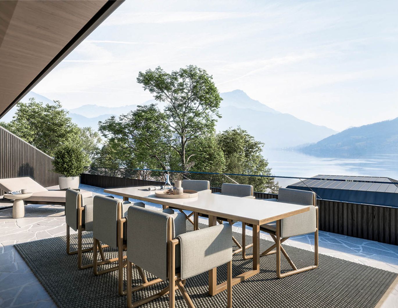 Bühne frei für See, Sonne und Berge! Terrassenwohnung in Steinbach am Attersee mit privatem Seezugang