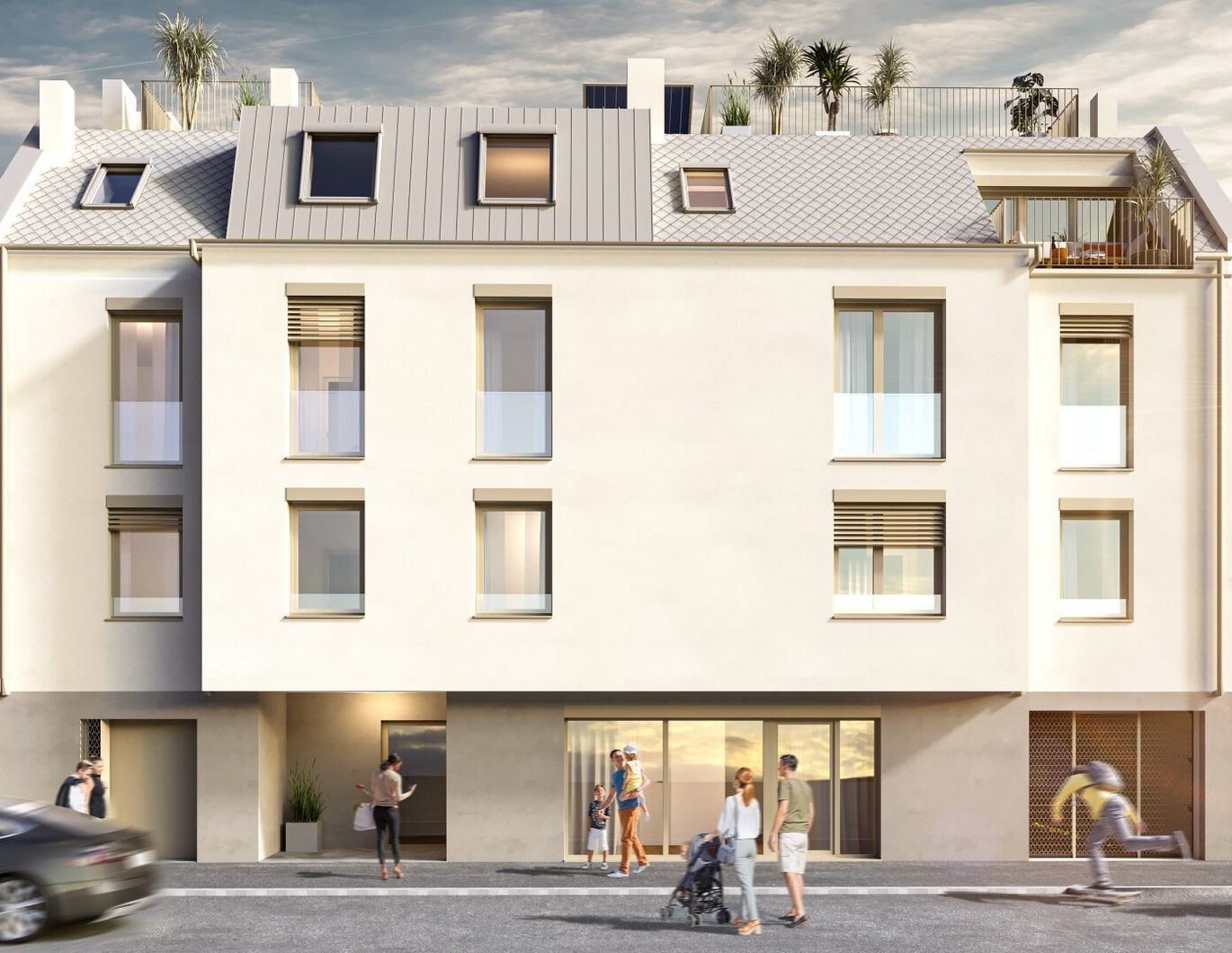 Dachwohnung I 4 Zimmer I 2 Terrassen I Erstbezug