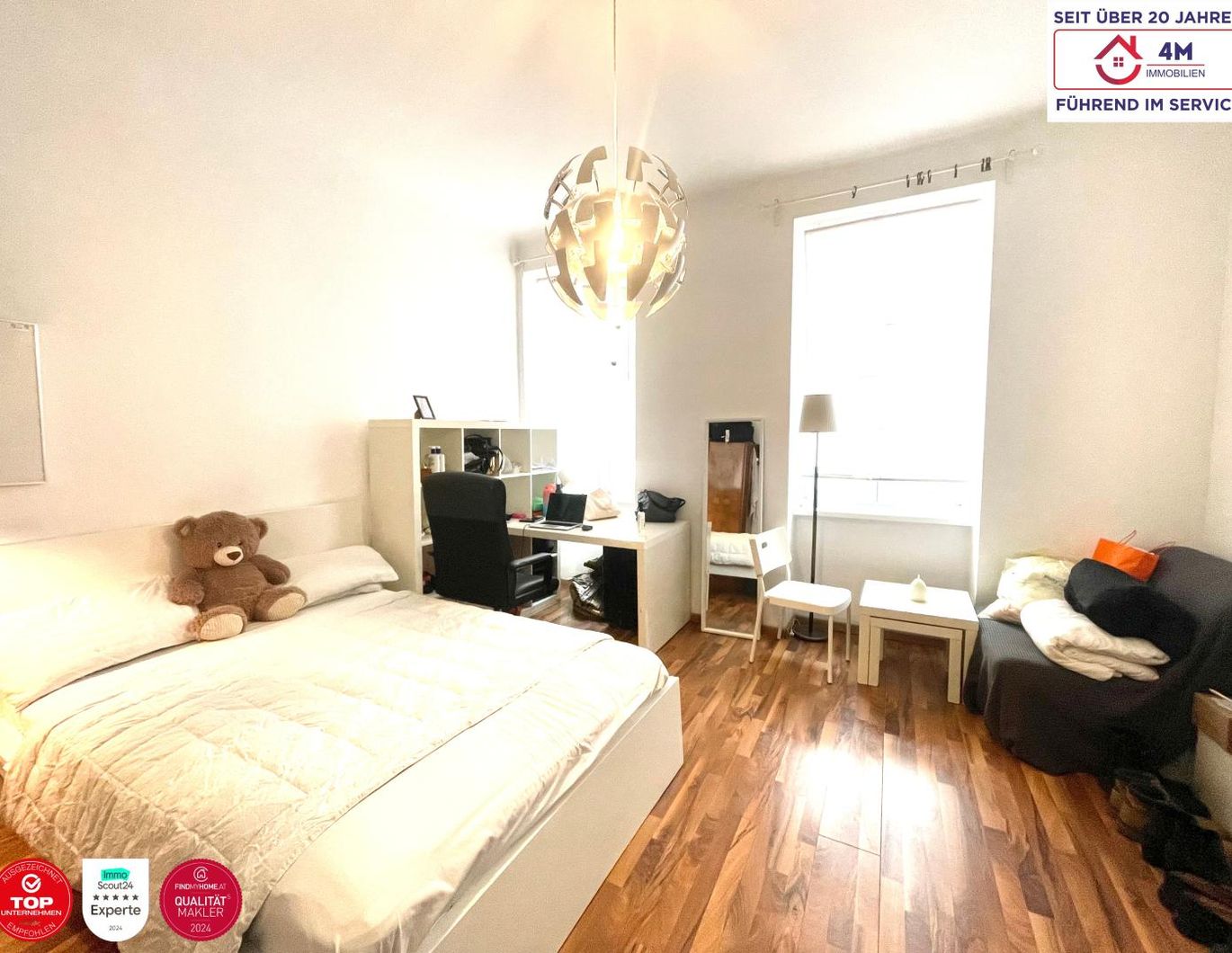 TOPLAGE    1-Zimmer Wohnung mit ca. 28 m²