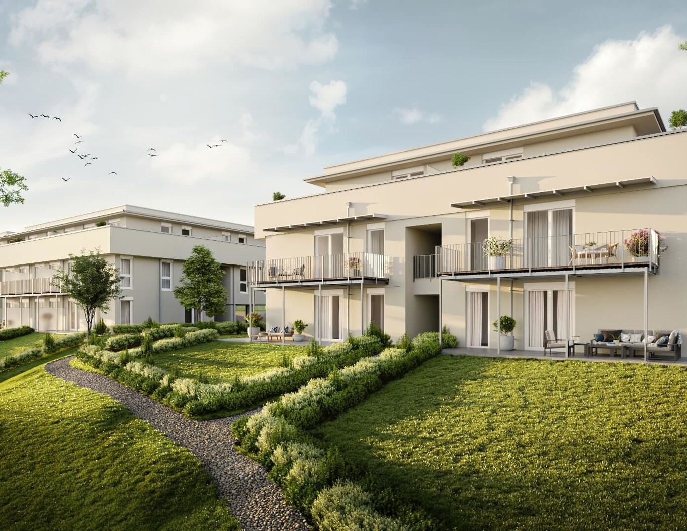 Familien(t)raum im Grünen - Stadt.Land.Thal - Gartenwohnung - 3-Zimmer - ERSTBEZUG