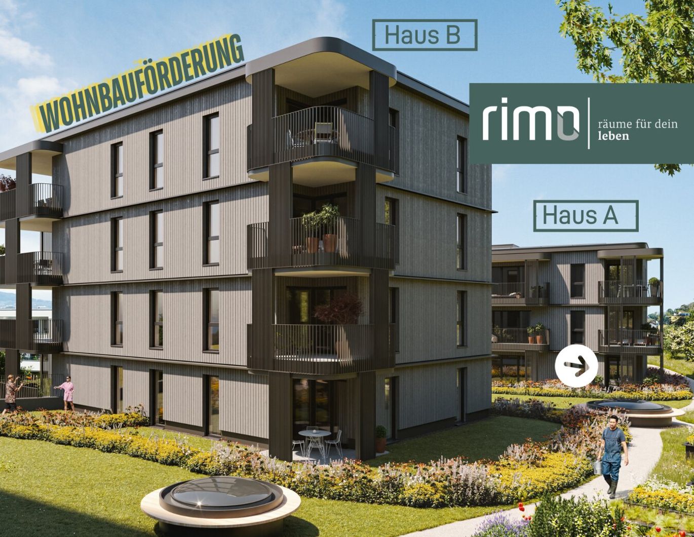 2-Zimmer-Gartenwohnung in Götzis - Top A1