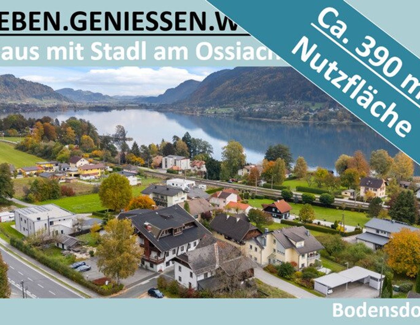 OSSIACHER SEE - HAUS MIT AUSBSUPOTENTIAL