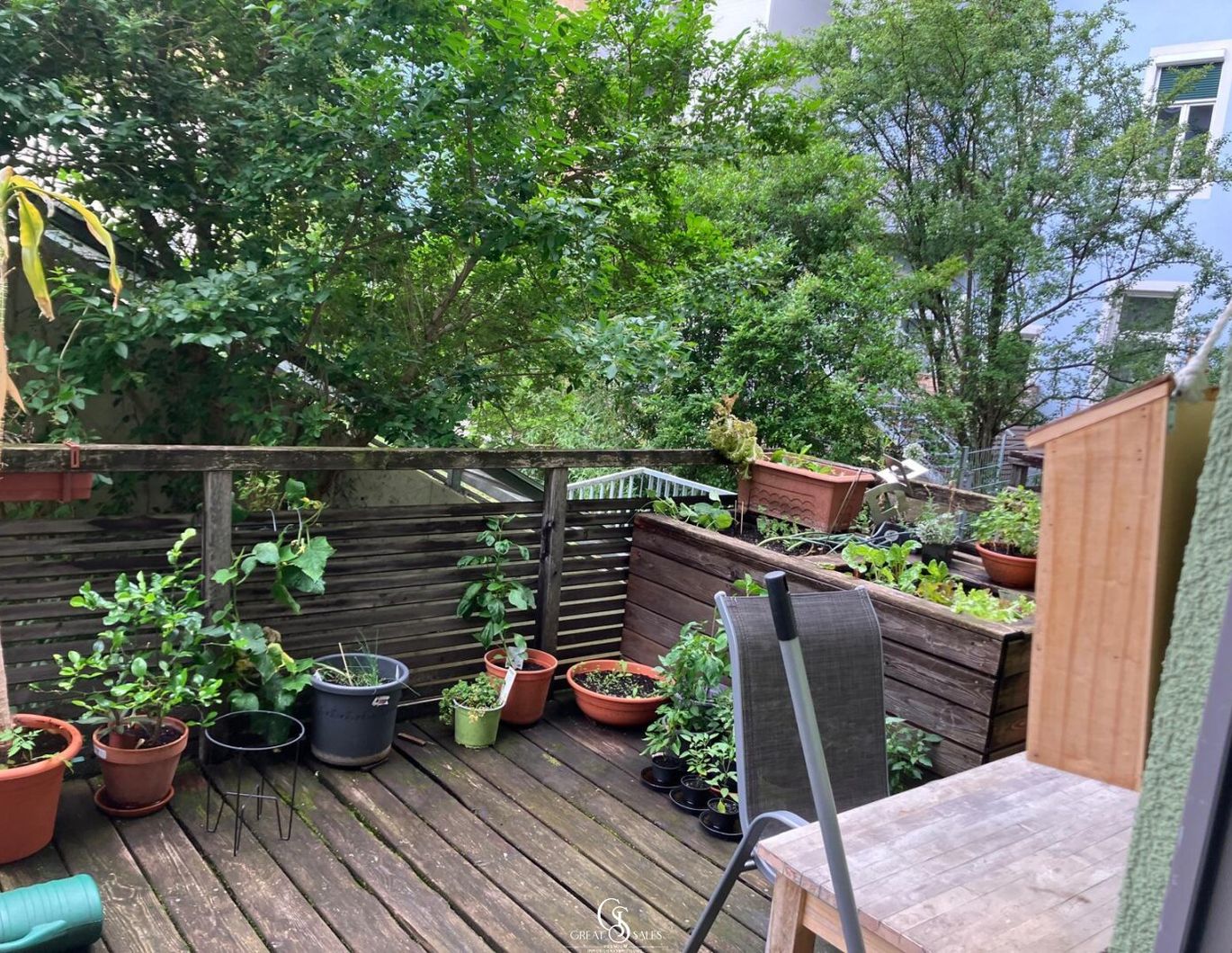 Helle 3-Zimmer-Wohnung mit Terrasse in der Innenstadt