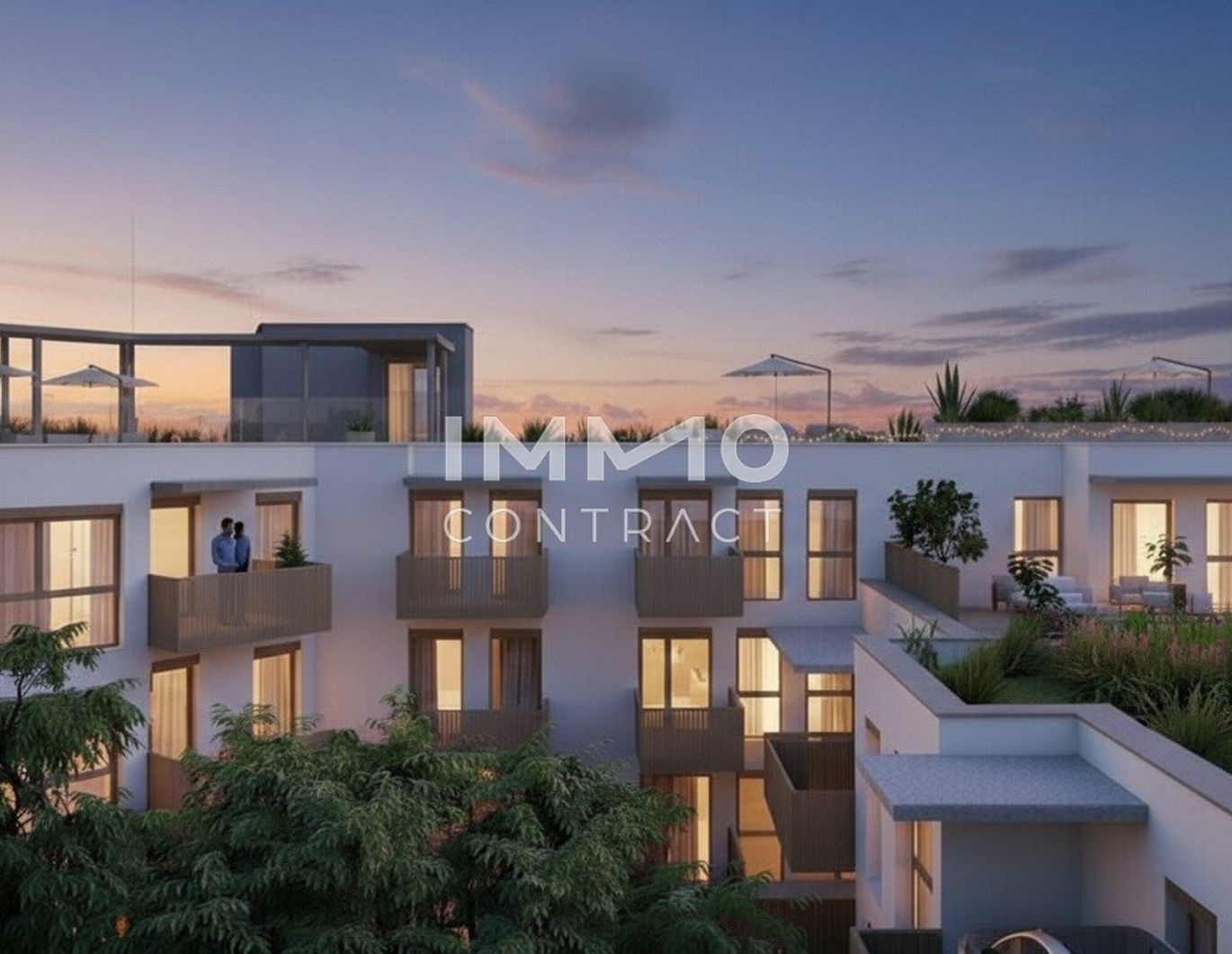 Hofseitige 2-Zimmer-Wohnung mit großzügigem Balkon - provisionsfreier Erstbezug nahe Alte Donau