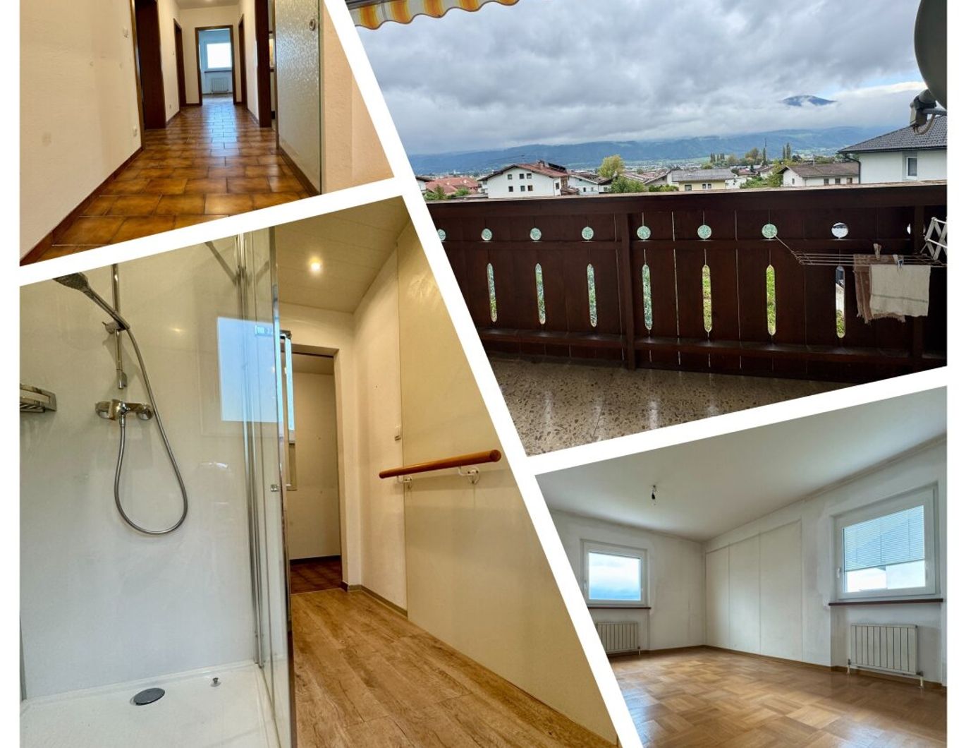 *geräumige 3 Zimmer Wohnung mit extra Küche, Balkon und Garage! Super schöne Aussicht inkludiert!