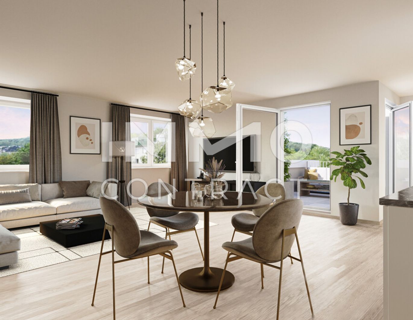 Ein Zuhause zum Wohlfühlen - mit Abendsonne und Da