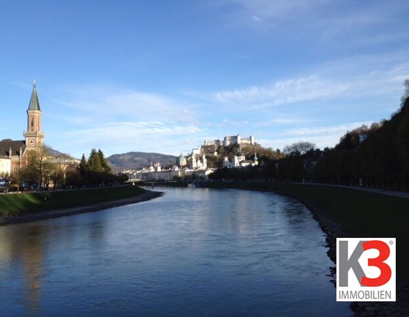 K3 - Direkt an der Salzach-Altstadtjuwel in Mülln