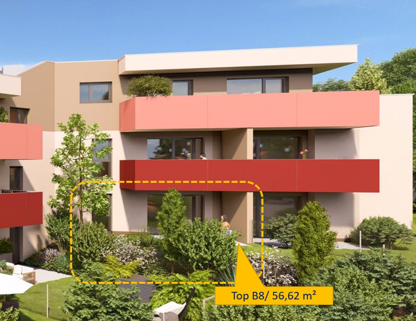 Sonnige 2Zi Gartenwohnung in den STADTTERRASSEN PEUERBACH - provisionsfrei! ** JETZT FRÜHKÄUFER-RABATT!**