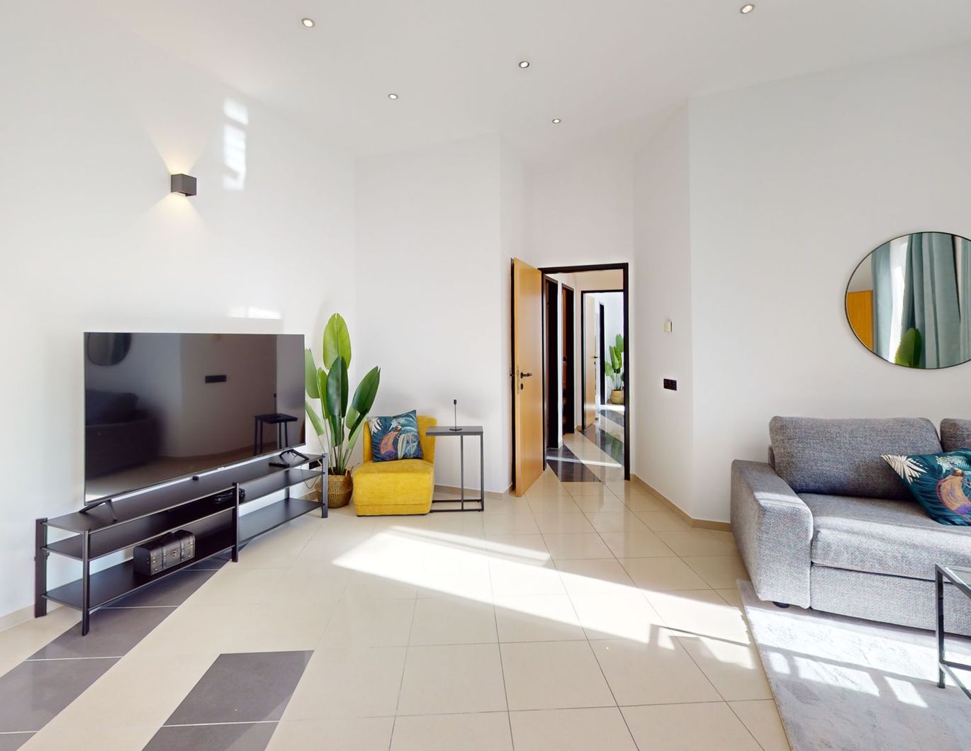 Hofseitige, ruhige 3 Zimmer Wohnung in Parknähe