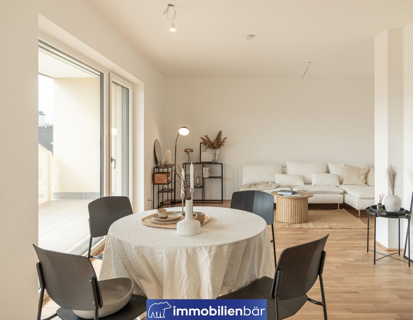Neubau Anlegerwohnung im Zentrum von Grieskirchen - Top 1 Haus Prechtlerstraße / 2 Zimmerwohnung mit Blick über Grieskirchen