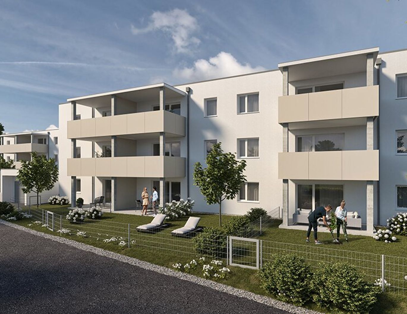 Wohnbaugeförderte ETW mit Terrassse und Garten