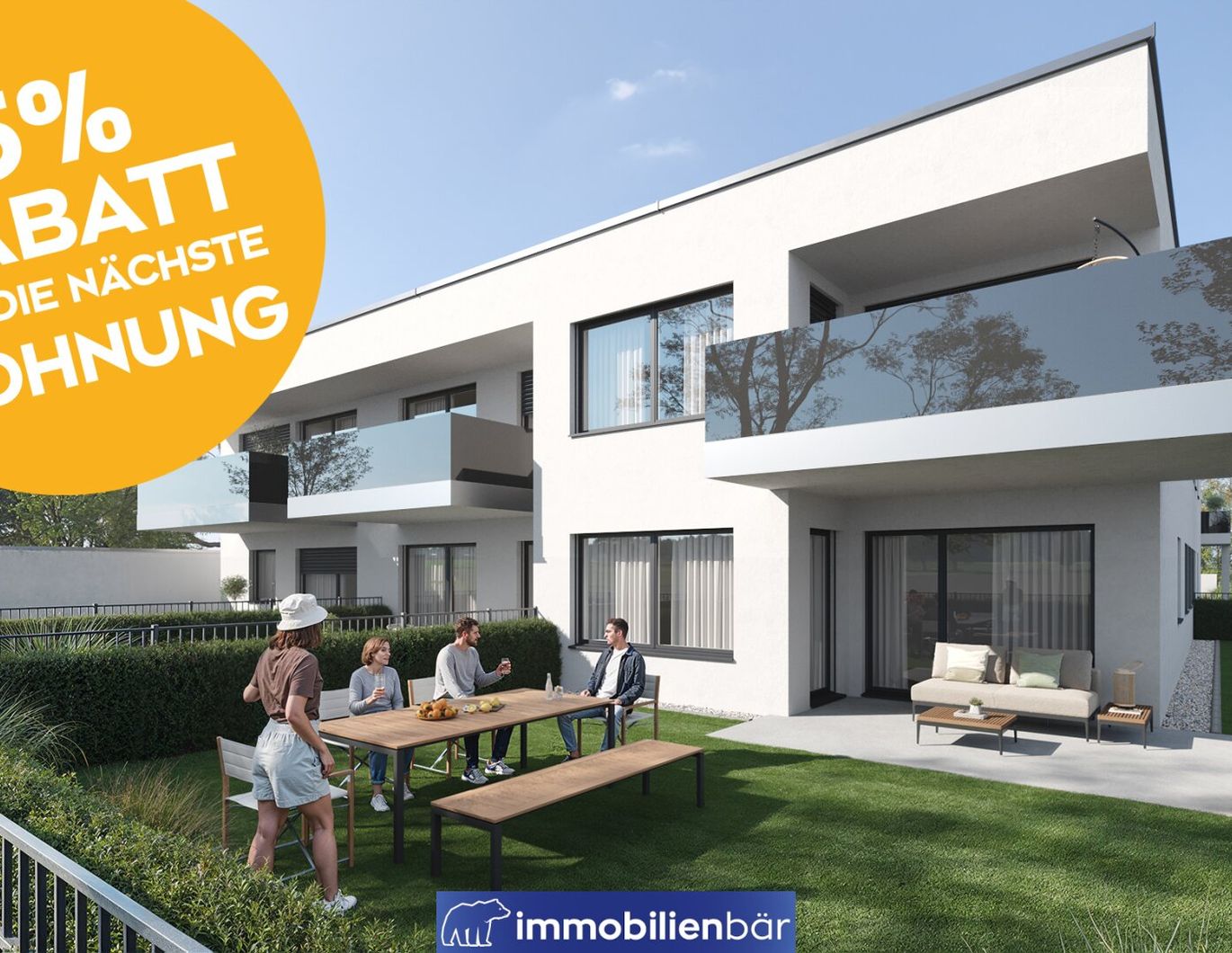 3 Zimmer Garten - Anlegerwohnung nähe Schärding - 5% Rabatt sichern