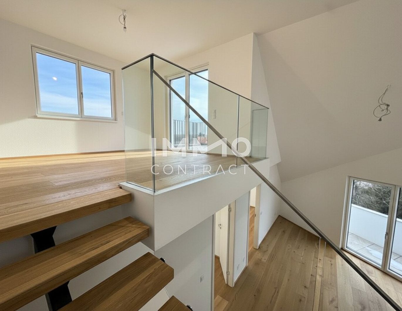 Galerieresidenz beim Marchfeldkanal - außergewöhnliche Maisonette mit zwei Terrassen