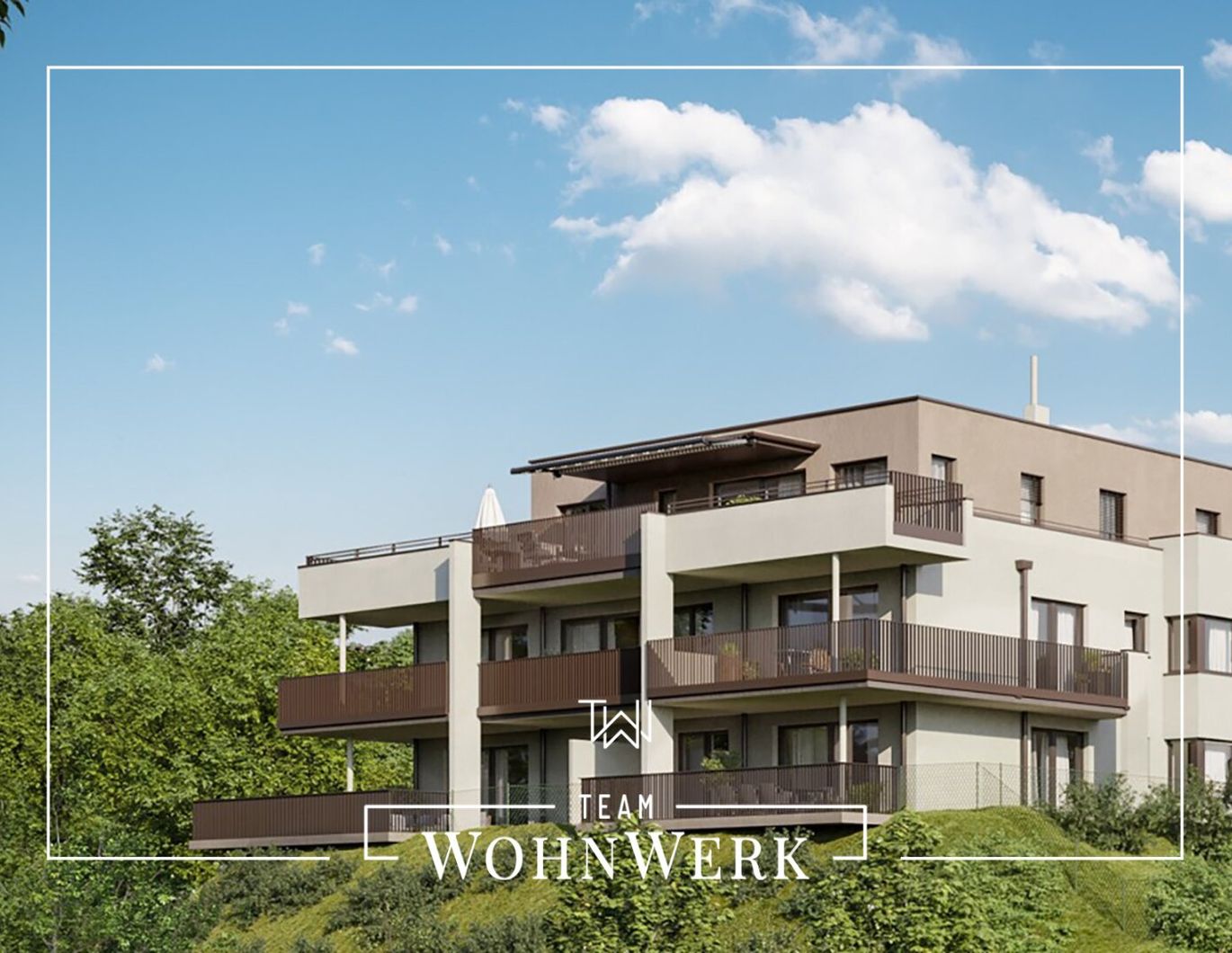 Sonnige 3-Zimmerwohnung mit großem Süd-Westbalkon | Erstbezug | Honorarfrei für den Käufer