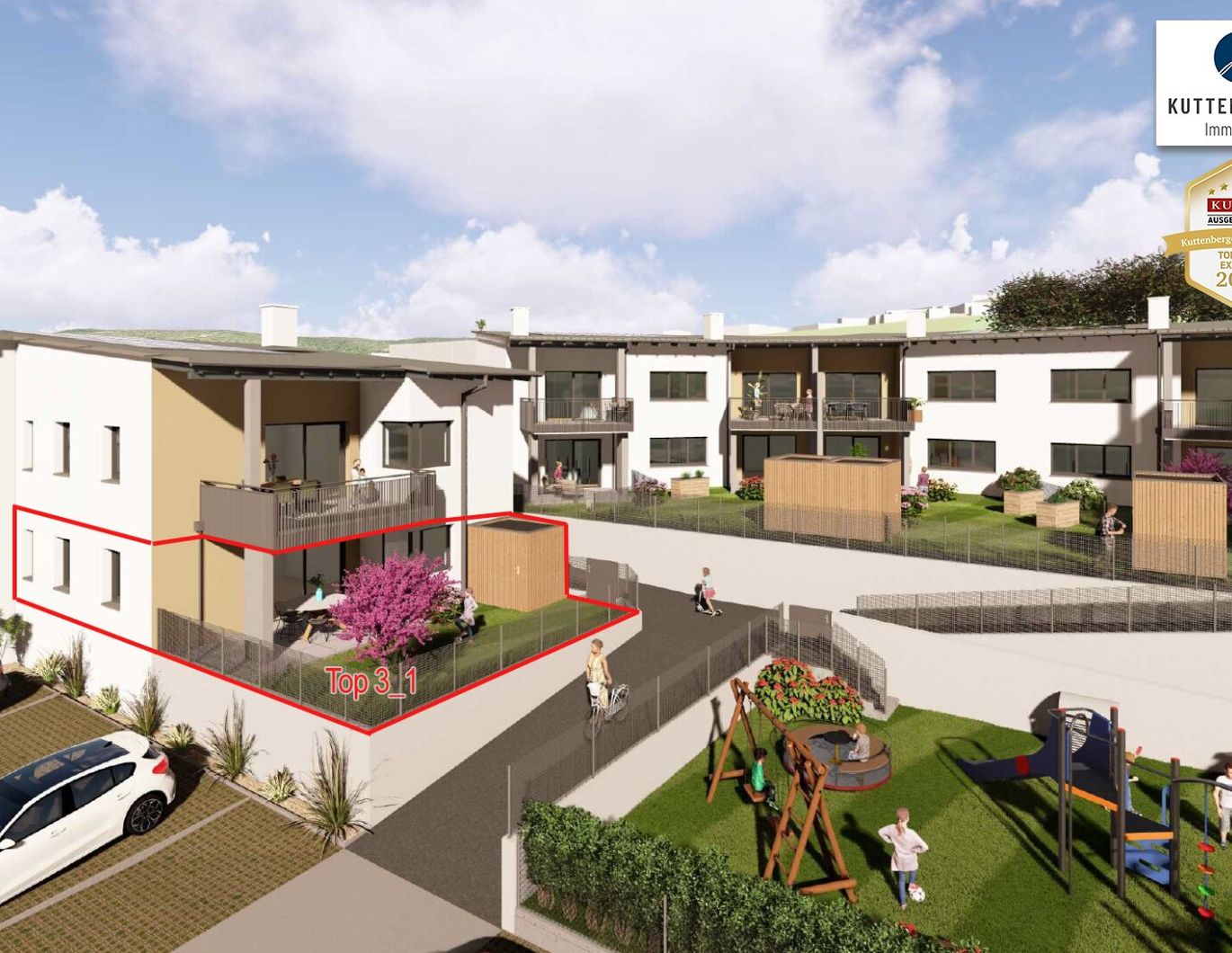 3-Zimmer Wohnung mit Garten & Terrasse