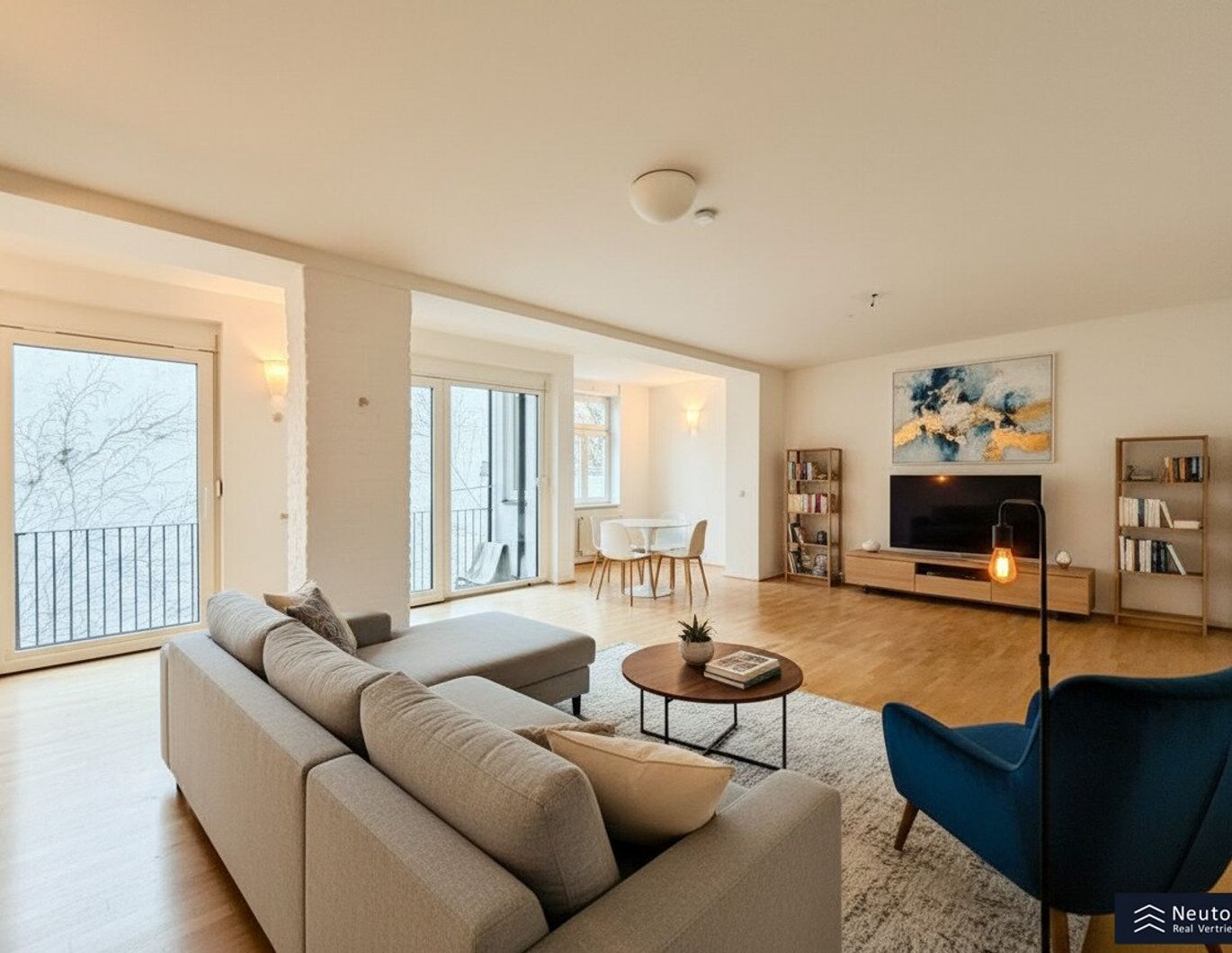 EINZIGARTIGE ALTBAUWOHUNG IM LOFT STILL - LICHTDURCHFLUTET - BALKON - EXKLUSIVE LAGE IM 7. WIENER GEMEINDEBEZIRK -INNENHOFLAGE - BARRIEREFREI MITTELS LIFT