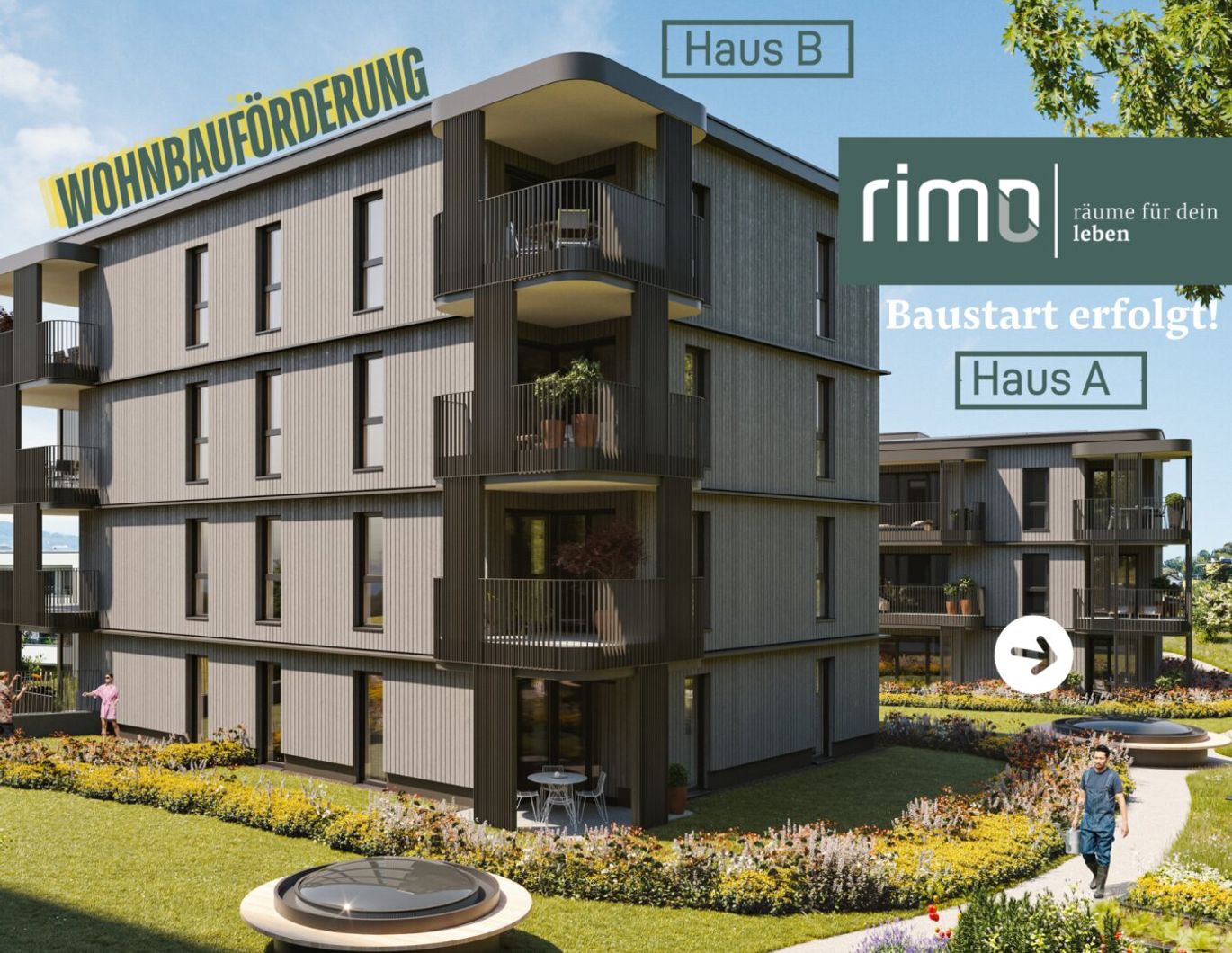 2-Zimmer-Gartenwohnung in Götzis - Top A1