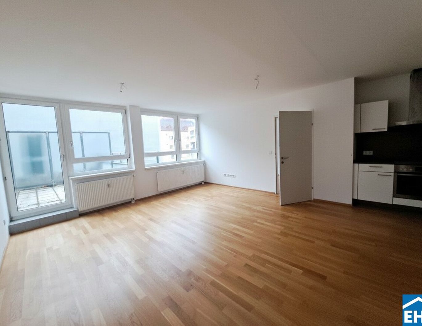 2-Zimmer Terrassenwohnung mit Blick in den Innenhof!