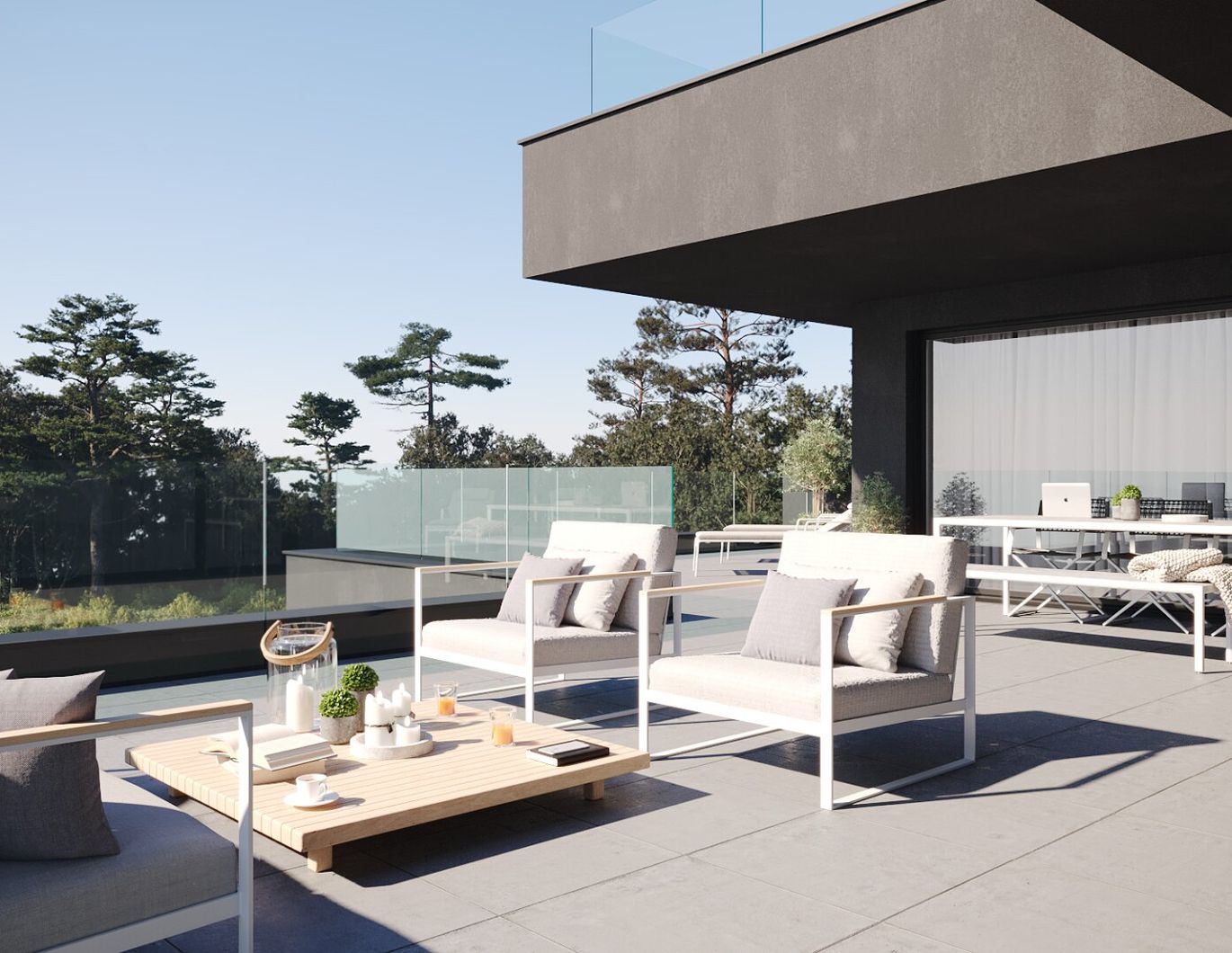 Mariagrün-Leechwald: Penthouse mit Garten. Exklusiv | Ruhig | Grün