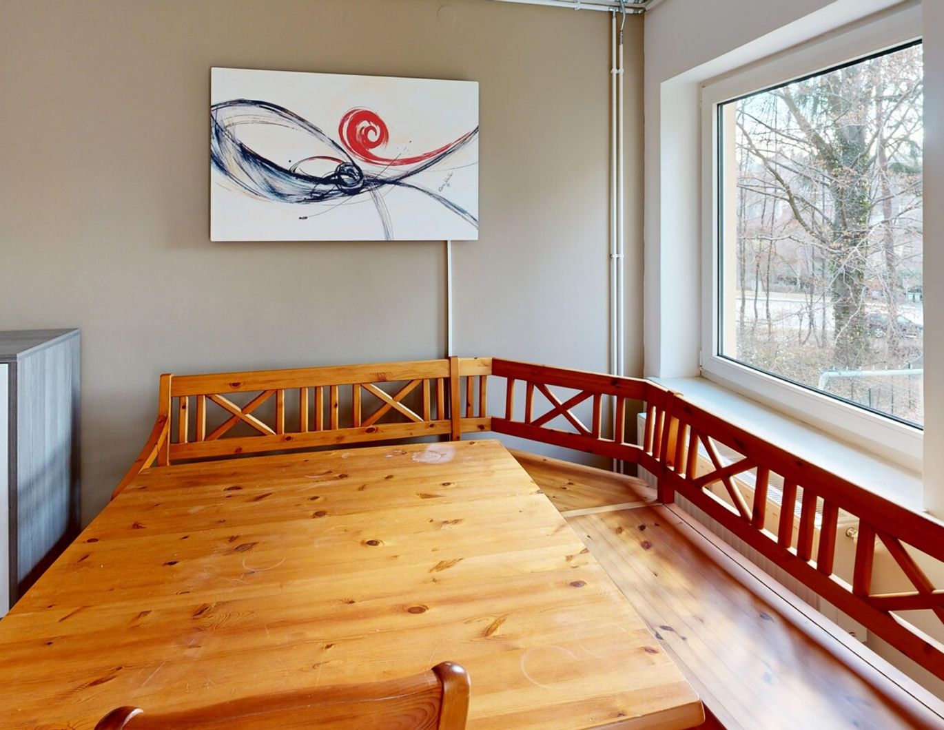 Sonnige Etagenwohnung mit Balkon