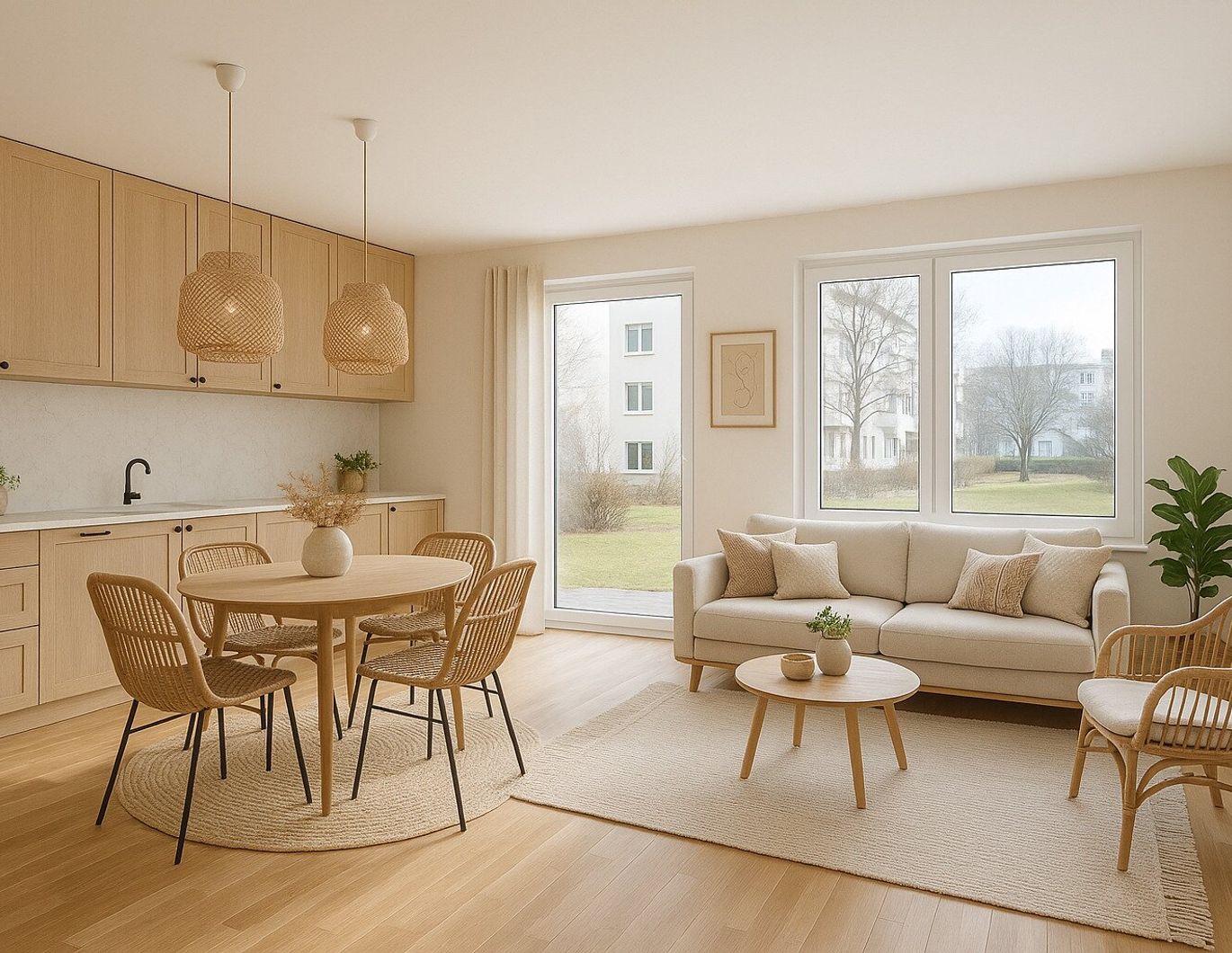 ERSTBEZUG | Sonnige 3-Zimmer-Maisonette-Wohnung mit Garten