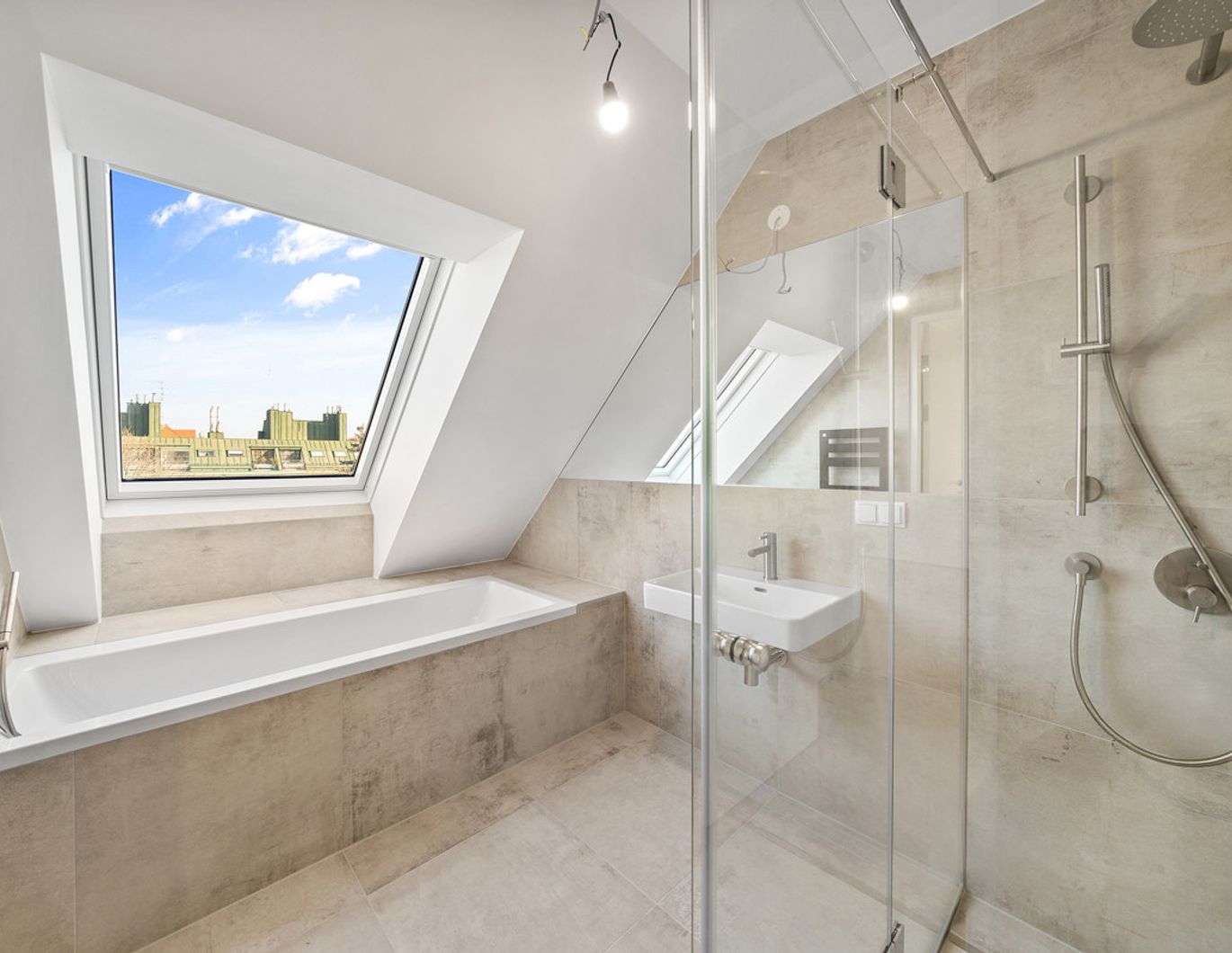 Wohnen im Dachgeschoß bei der Alten Donau