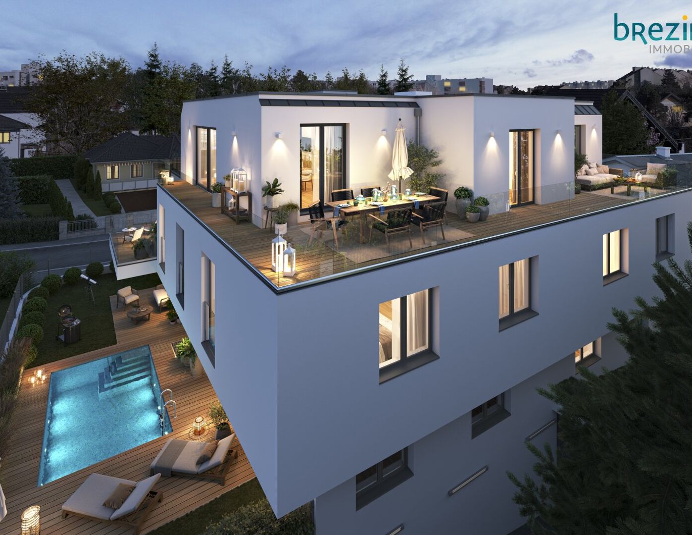 Verwirklichen Sie Ihren Traum von einer Gartenwohnung mit Pool