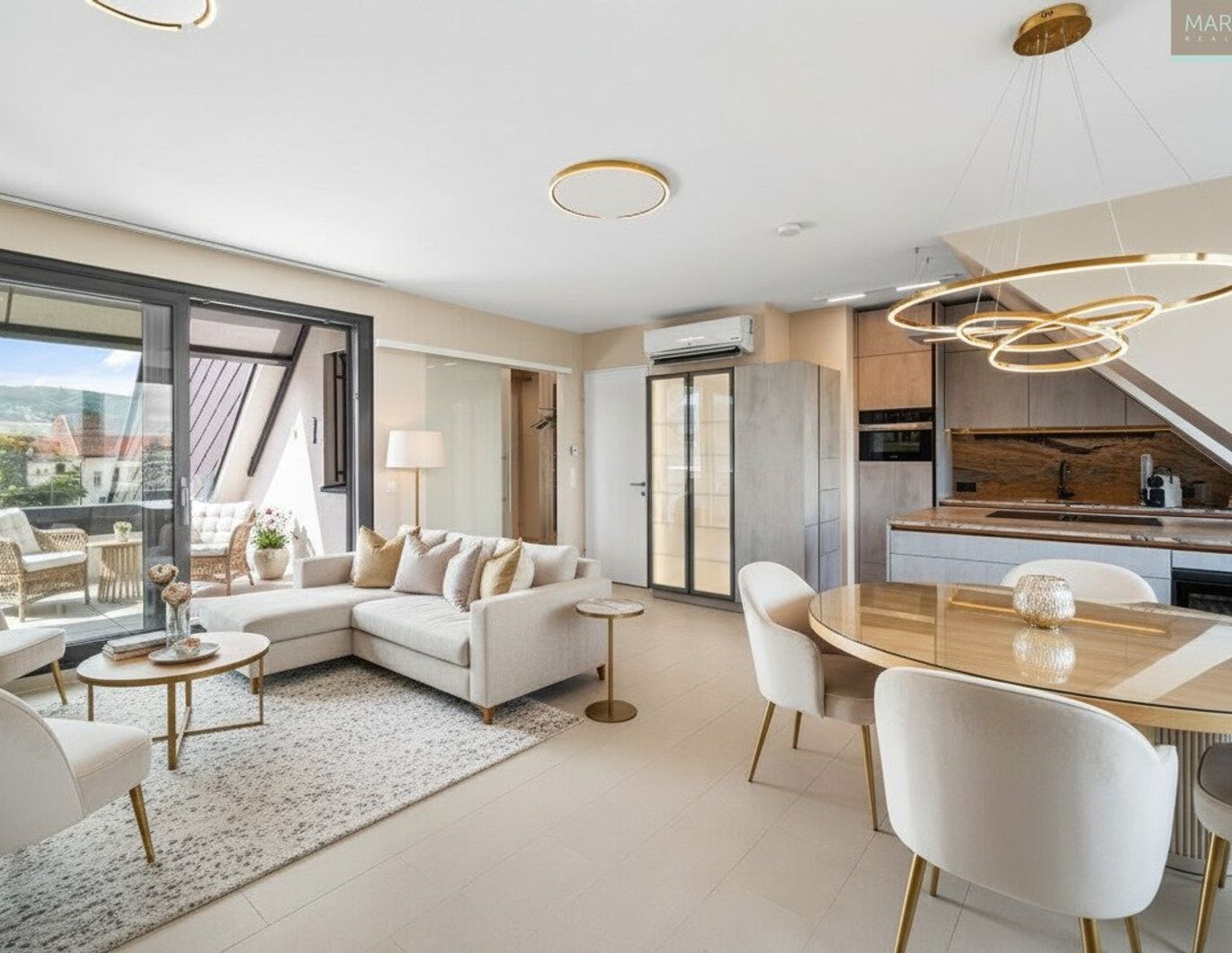 Hochwertiges 2-Zimmer-Penthouse mit Terrasse und Garage in Toplage