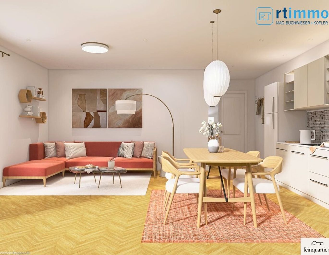 GEMÜTLICH, MODERN, ENERGIEEFFIZIENT: Fünf 2 Zimmer- Mietwohnungen mit Außenflächen warten auf Sie!