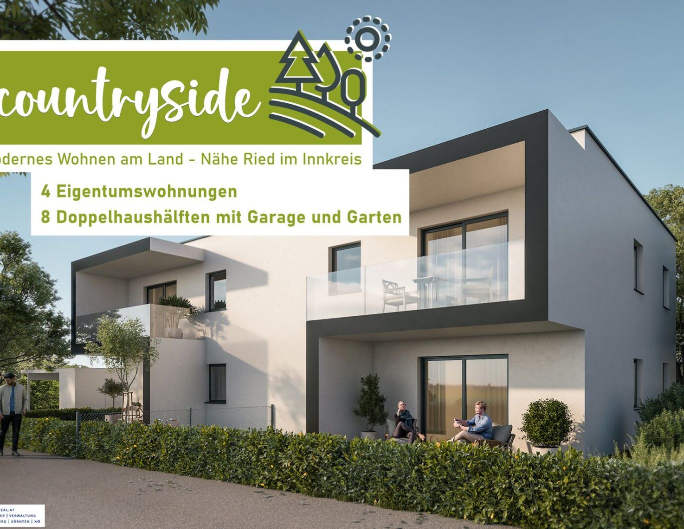Pram bei Ried/I - attraktive Gartenwohnung (Top II) mit Carport - NEUBAU