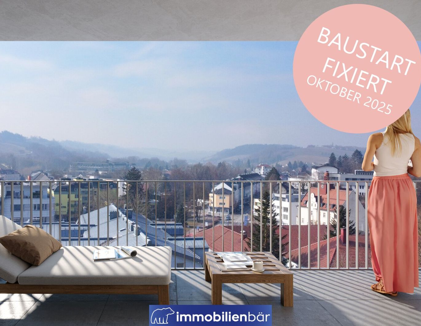 Baustart Oktober 2025 fixiert - Wohnen am Uberlberg - Hochwertige Neubauwohnung in Bestlage in Bad Schallerbach - Top 32