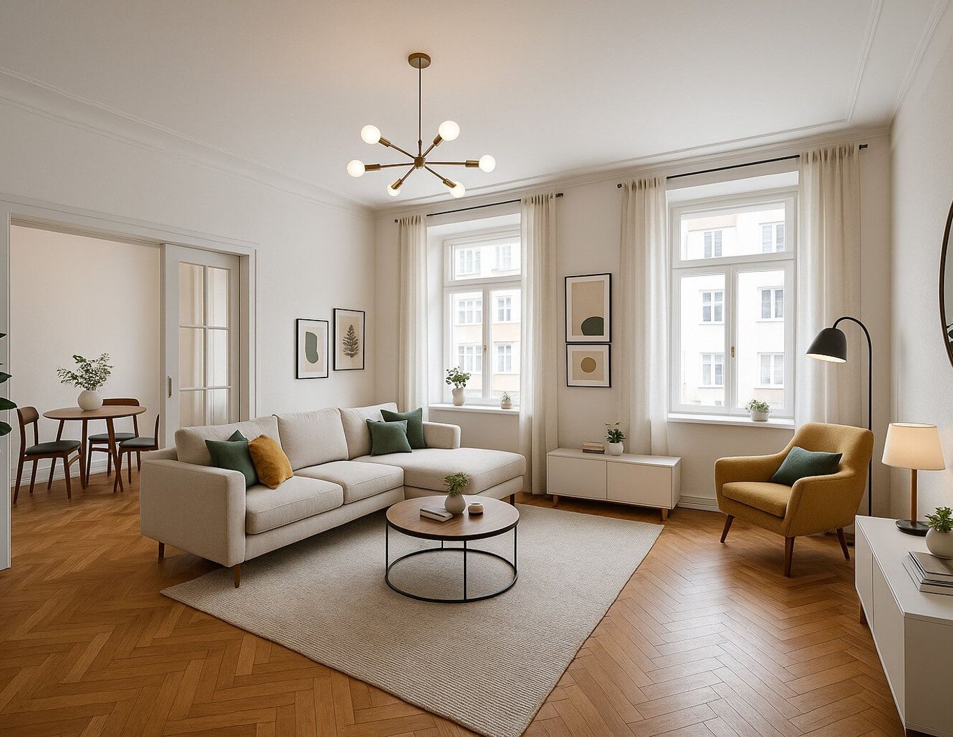 Keplerstraße 47/1 - Geräumige Altbauwohnung - 4 Zimmer mit Balkon im Lend