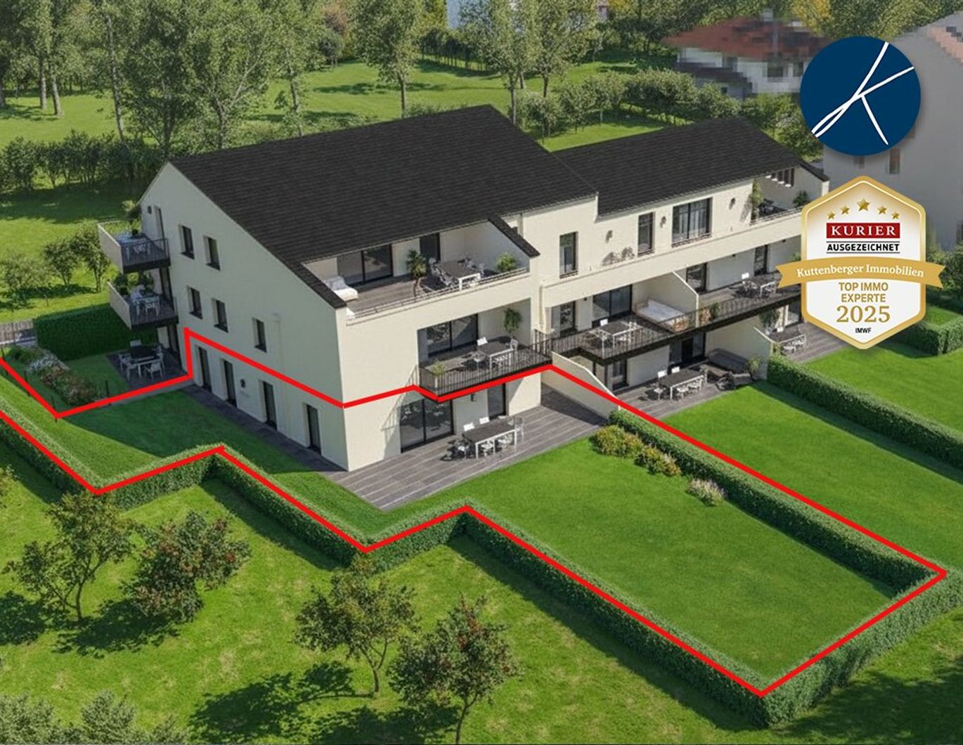 Gartentraum mit 400m² Außenfflächen und 7 Terrassentüren (Top 4) - Neubauprojekt am Kremser Steindl