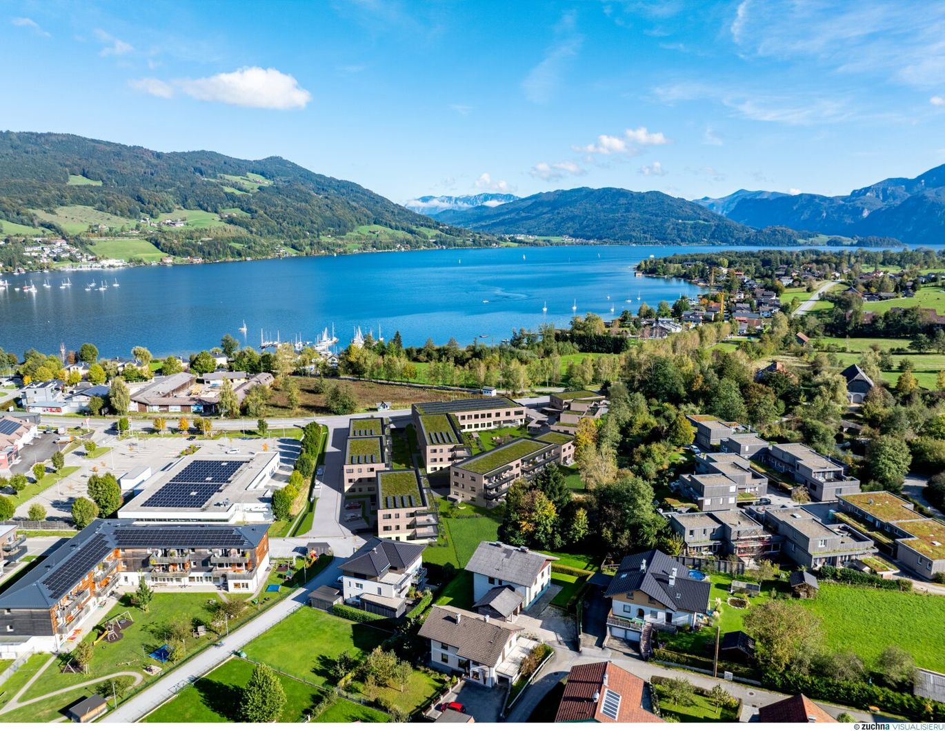 Moderne Neubauwohnung in St. Lorenz am Mondsee - traumhafte Lage