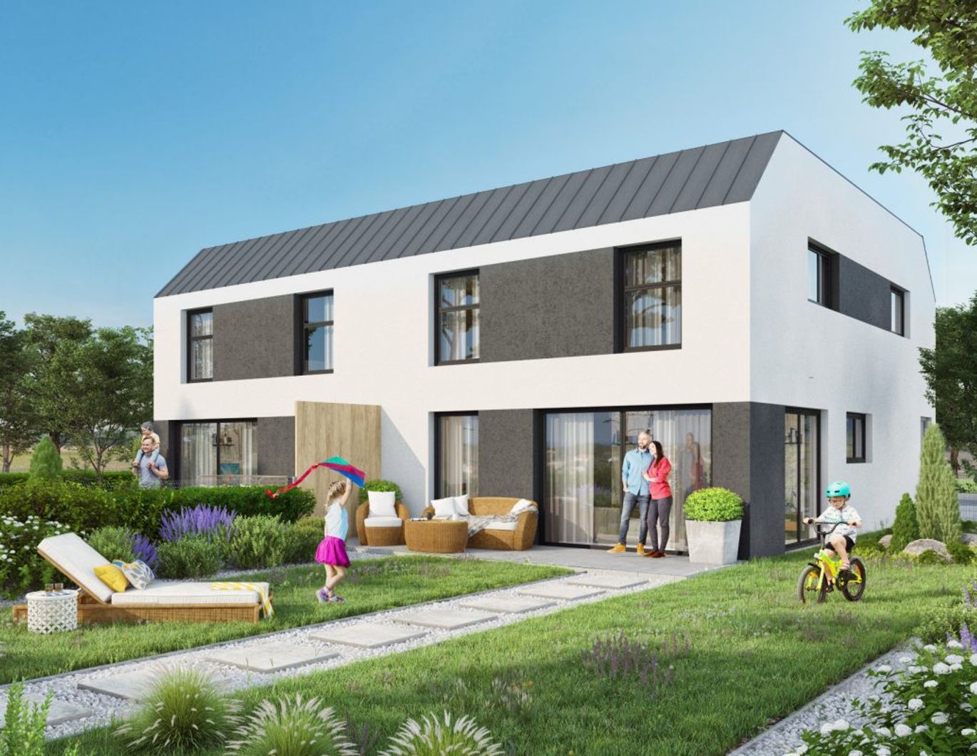 ++ NEU ++ DOPPELHAUSHÄLFTE in Guntramsdorf - Typ 112 m²