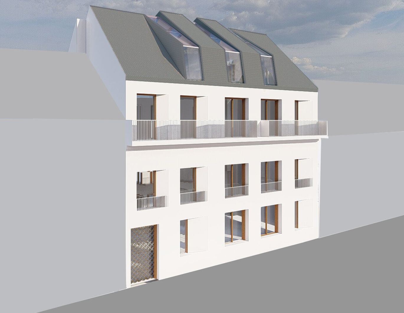 Rechtskräftig baugenehmigt - 4-geschossiges Zinshaus mit 7 Wohneinheiten in zentraler Stadtlage