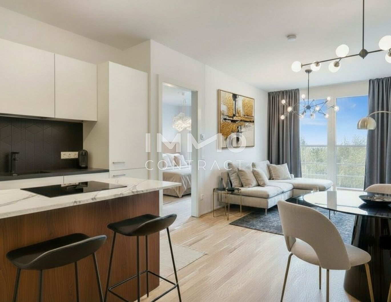 Perfekt aufgeteilte 3-Zimmer-Balkonwohnung in Hofruhelage - provisionsfreier Erstbezug nahe Alte Donau