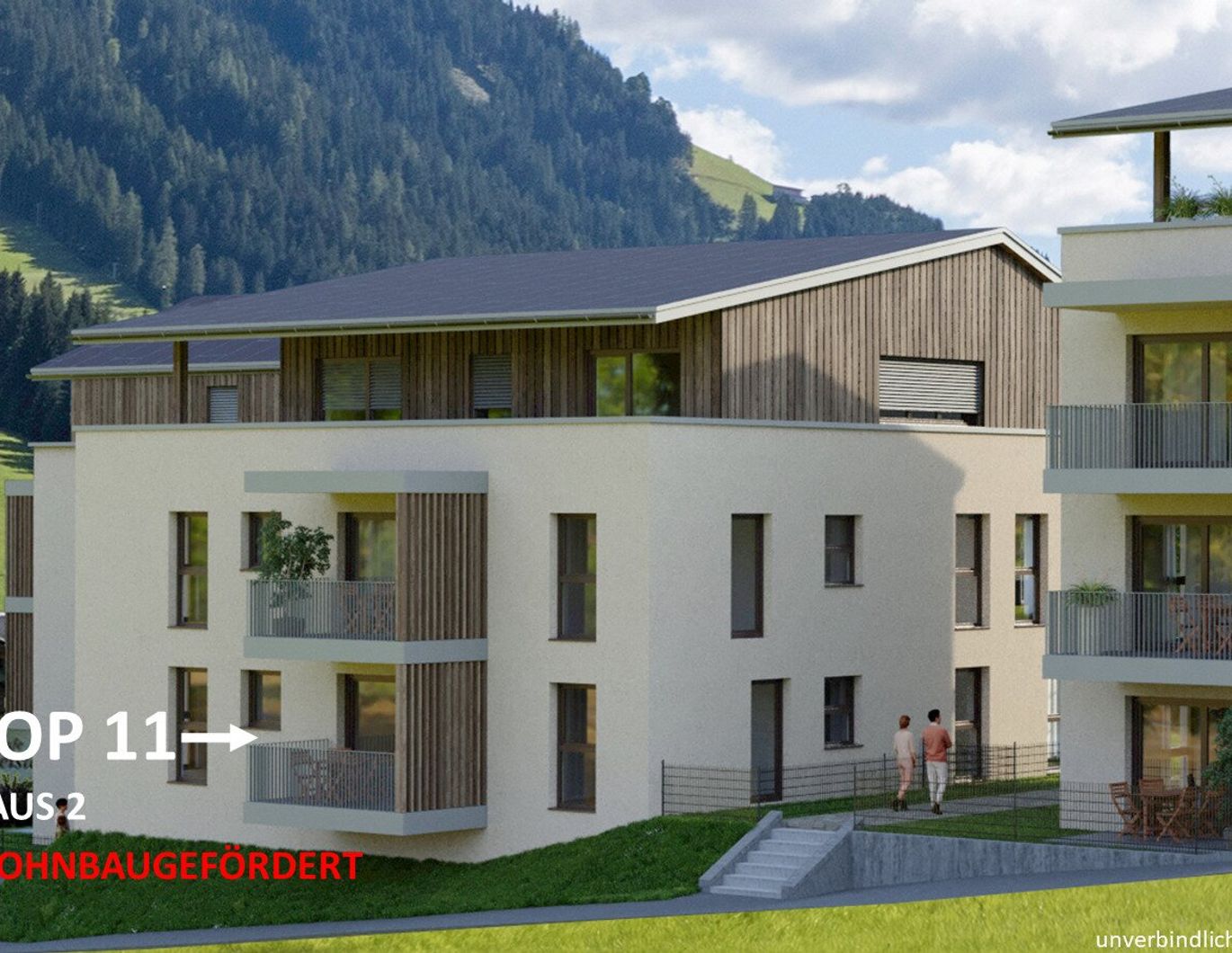 Top 11 - 2-Zimmer, EG - WOHNBAUGEFÖRDERT