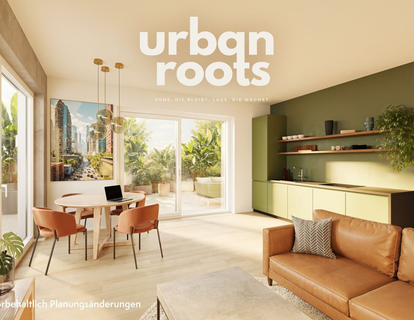 URBAN ROOTS - Top Floor mit Stil - Südostwohnung mit großer Terrasse im letzten Obergeschoss.