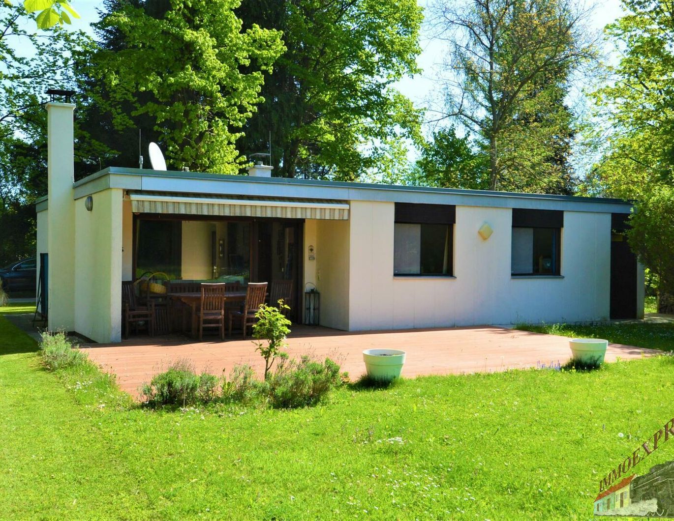 Wohnen wie im Urlaub - Bungalow im Schlosspark Seebenstein