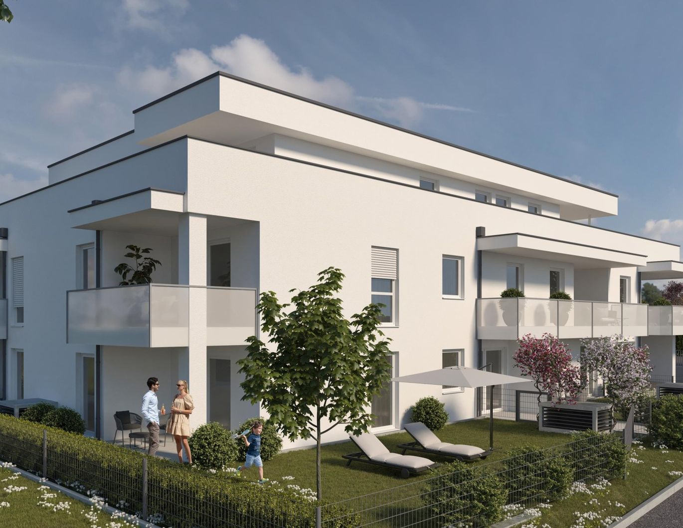 LICHTENBERG: NEUBAUPROJEKT mit 9 hochwertig ausgestatteten Eigentumswohnungen (Wohnflächen von ca. 60m² bis 106m²) + Freiflächen