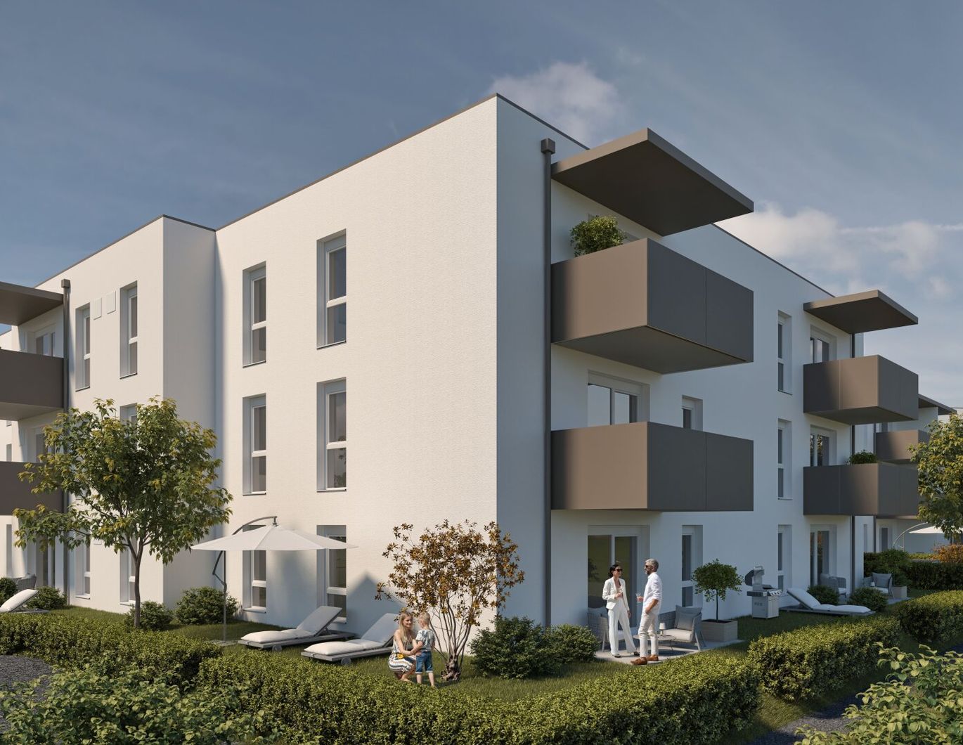 ERSTBEZUG! 2. Quartal 2026: Moderne 3-Zimmer-Wohnung mit Garten, Terrasse, Garage & Stellplatz in Attnang-Puchheim!