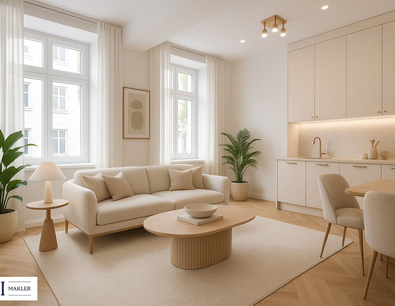 Moderne sanierter 2-Zimmer-Altbau in 1120 Wien - Erstbezug zum Top-Preis von 269.000 €!