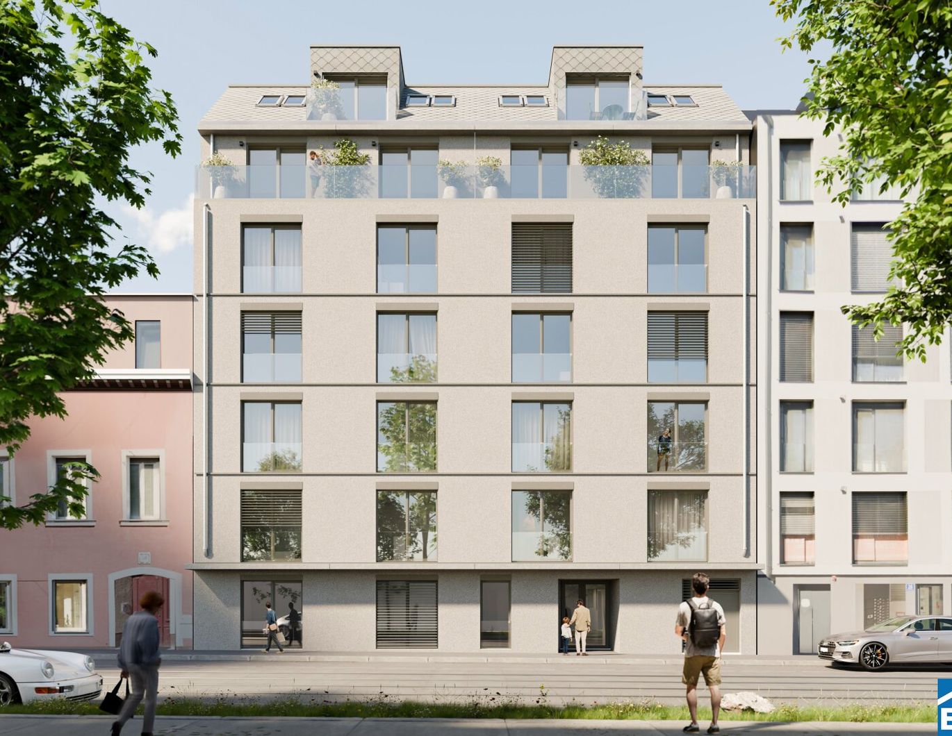 Helle Familienwohnung - Erstbezug mit Balkon & Klimaanlage