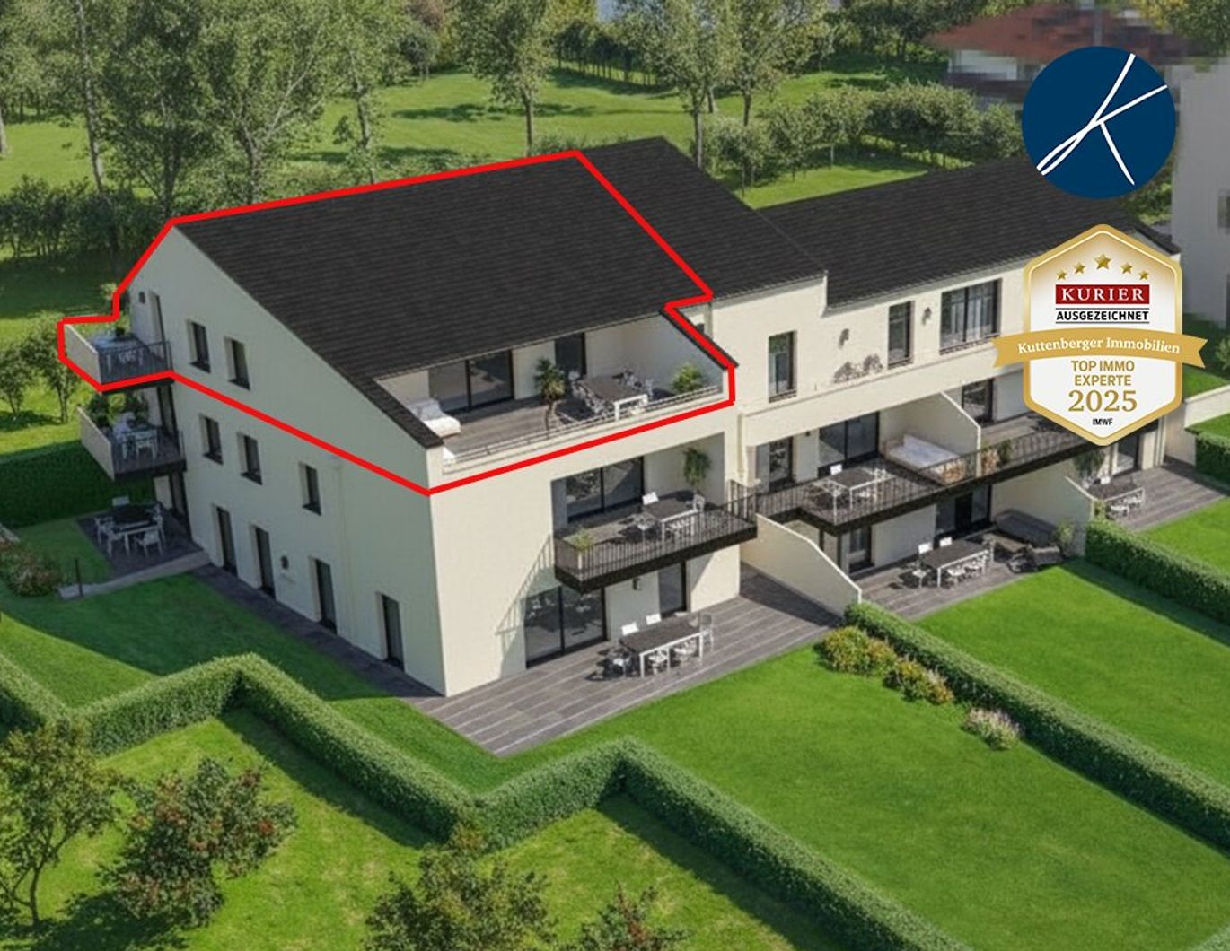 Großzügiger Dachgeschoßtraum mit 58m² Terrasse (Top 10) - Neubauprojekt am Kremser Steindl