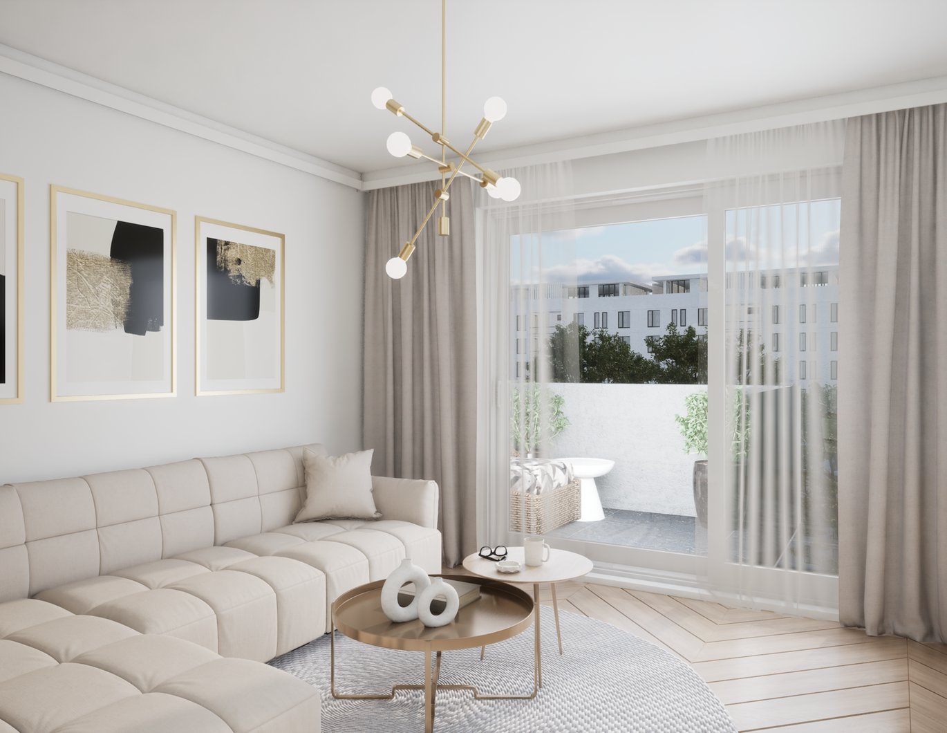 *Loggia/Klimaanlage/Fußbodenheizung - GRATIS Küche & LUXUS Ausstattung *MONA RESIDENCE*