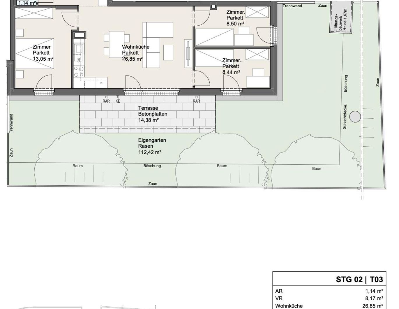 Neues Projekt in der Schwarzelackenau beim Marchfeldkanal - noch 18 Einheiten verfügbar!
