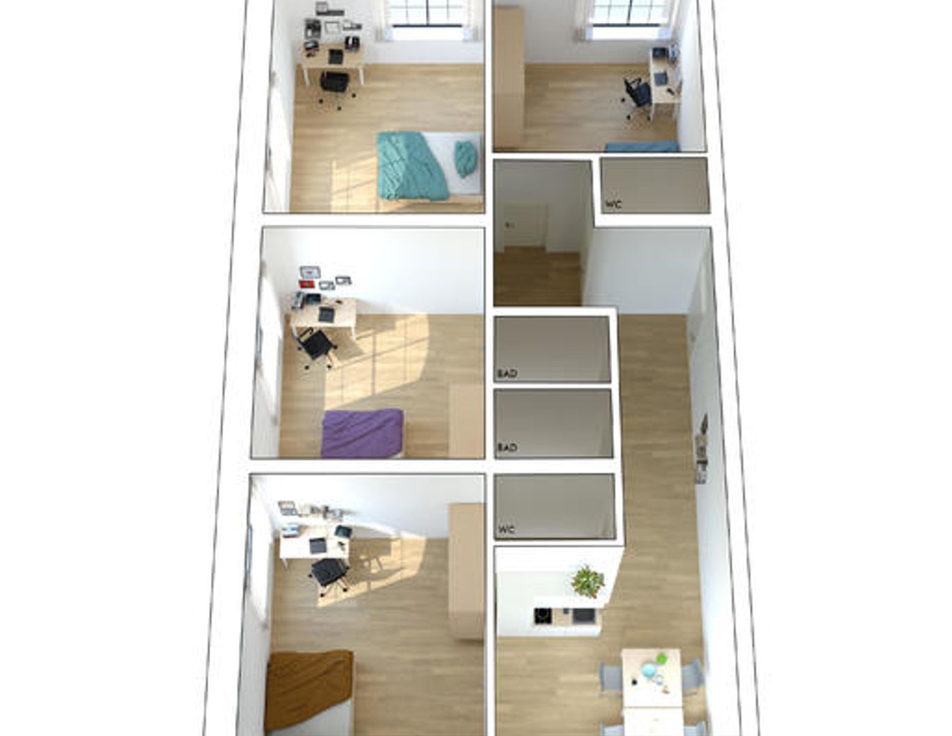 4400 Steyr, Blumauergasse 26 - Studentenwohnheim